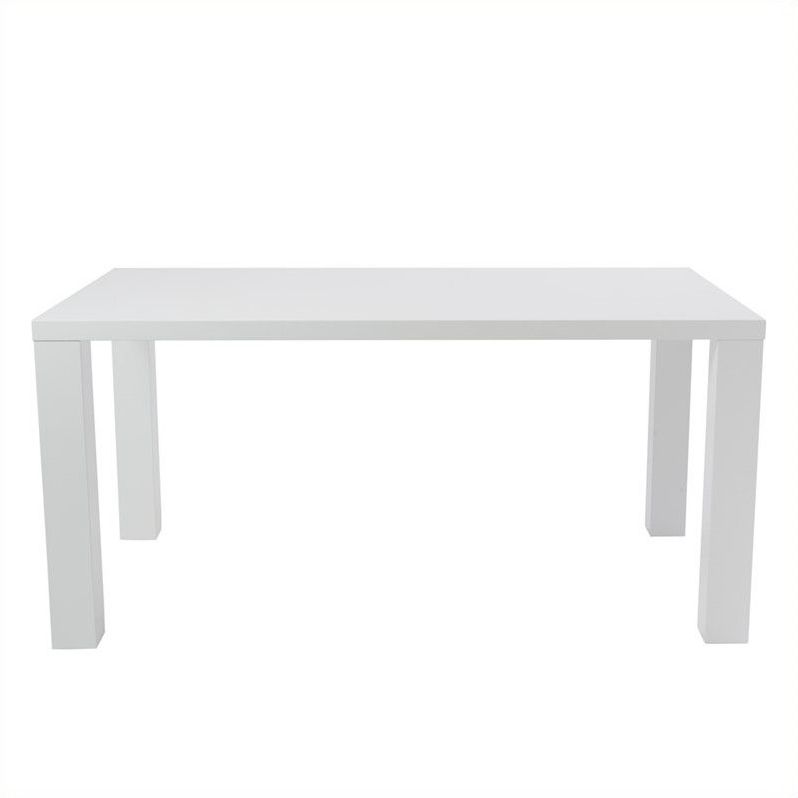 Bekasi 63'' Dining Tables Inside Latest Eurostyle Abby 63" Rectangular Dining Table In White (View 2 of 20)