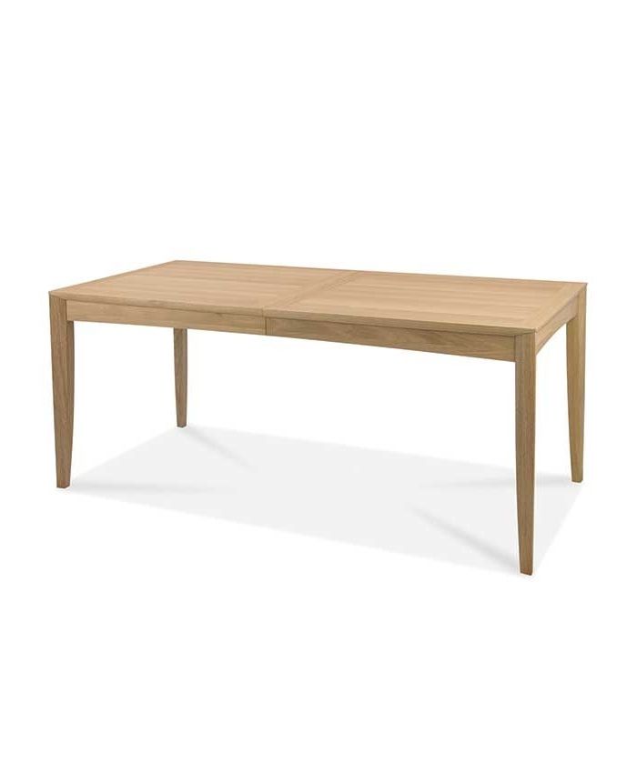 Bergen Oak Large Extending Dining Table – Brand Interiors For Trendy Adejah 35'' Dining Tables (View 18 of 20)