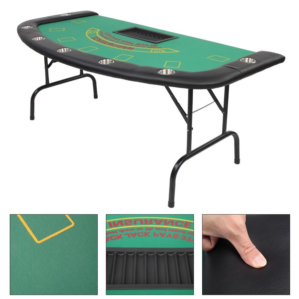 Best And Newest 7 Player 72'' Folding Leisure Games Play Poker Table With Inside 48" 6 – Player Poker Tables (View 7 of 20)