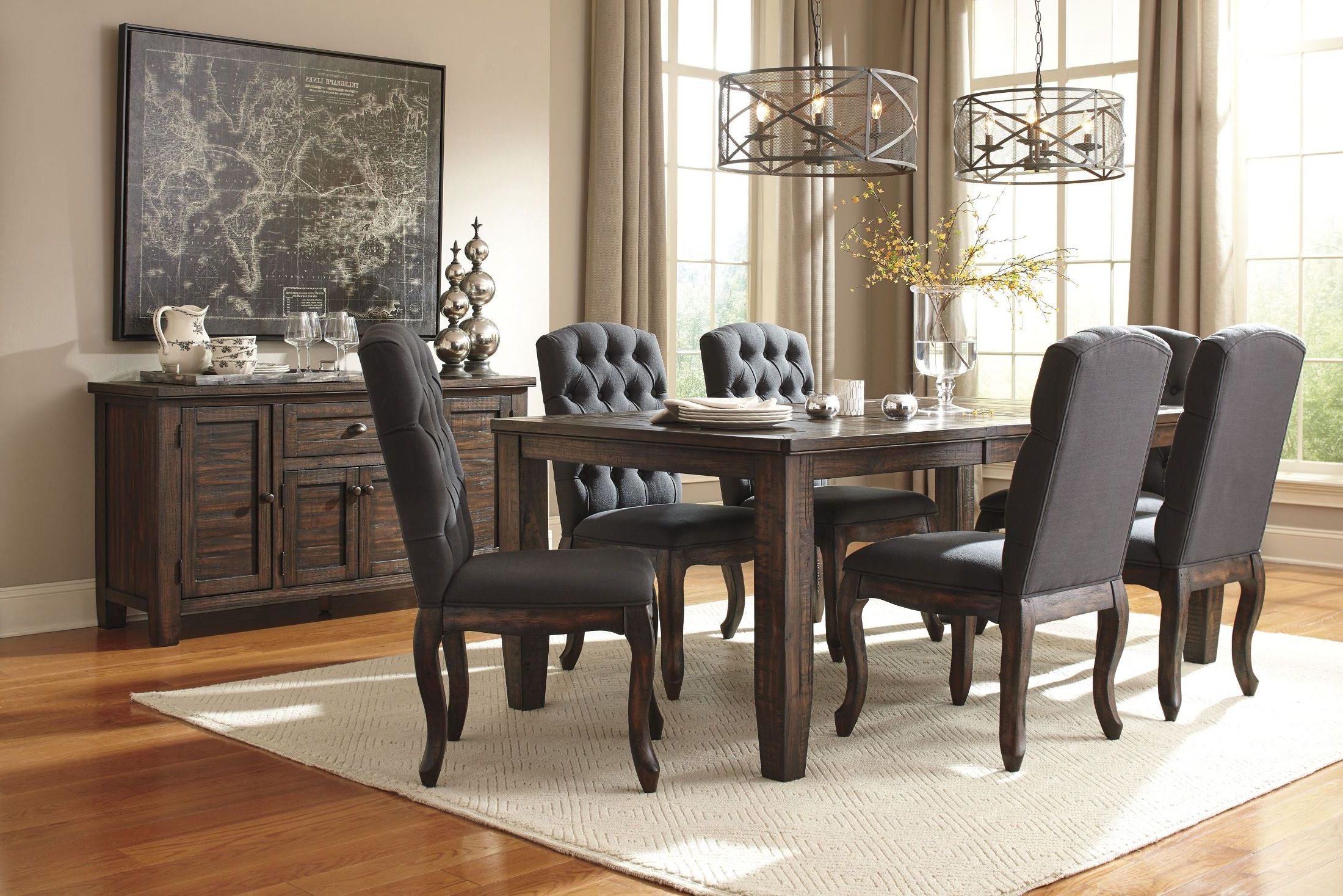 Best And Newest Baring 35'' Dining Tables In Trudell Dark Brown Rectangular Extendable Dining Table (View 15 of 20)