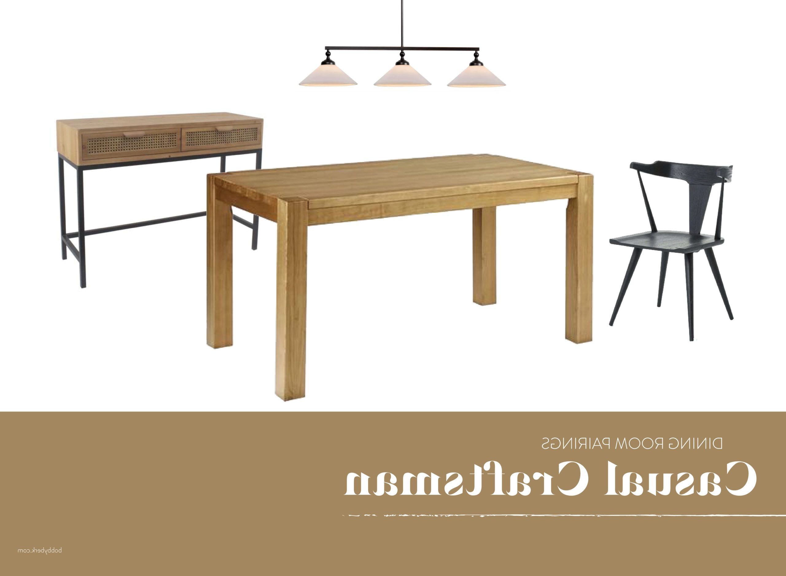 Bobby Berk Trestle Dining Tables Throughout 2020 Mixing It Up: 15 Dining Room Pairings For Every Style (View 7 of 20)