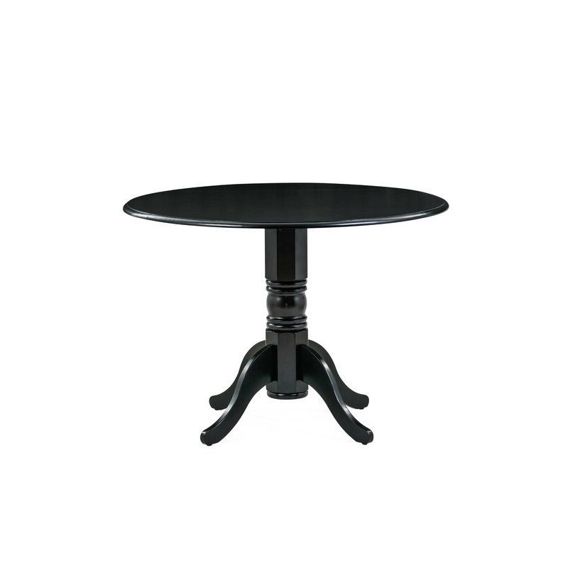 Boothby Drop Leaf Rubberwood Solid Wood Pedestal Dining Tables In Well Known Andover Mills Montecito Drop Leaf Dining Table & Reviews (View 10 of 20)