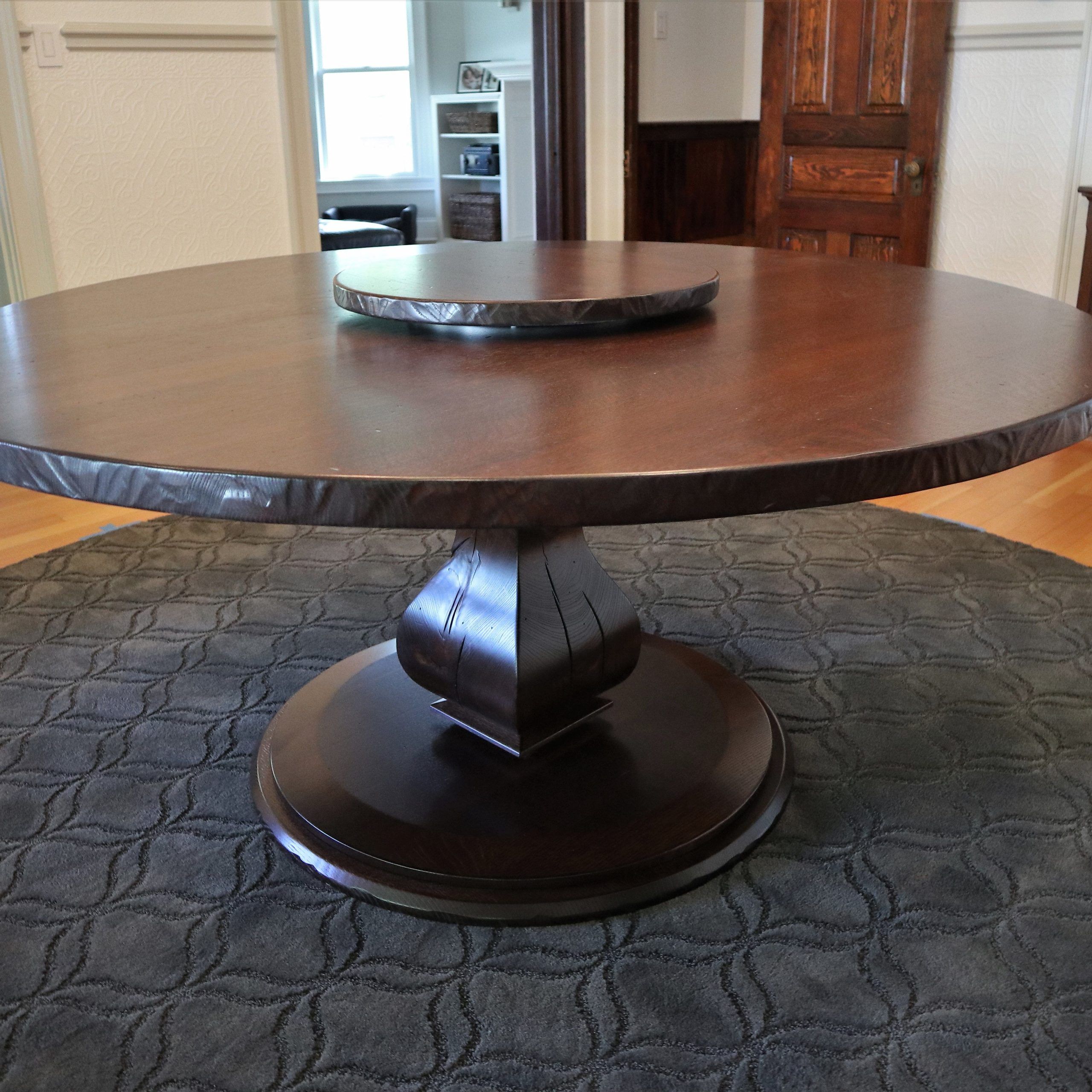 Canalou 46'' Pedestal Dining Tables In Most Current A Great Accessory To Any Of Our Handcrafted Tables: A Lazy (View 15 of 20)