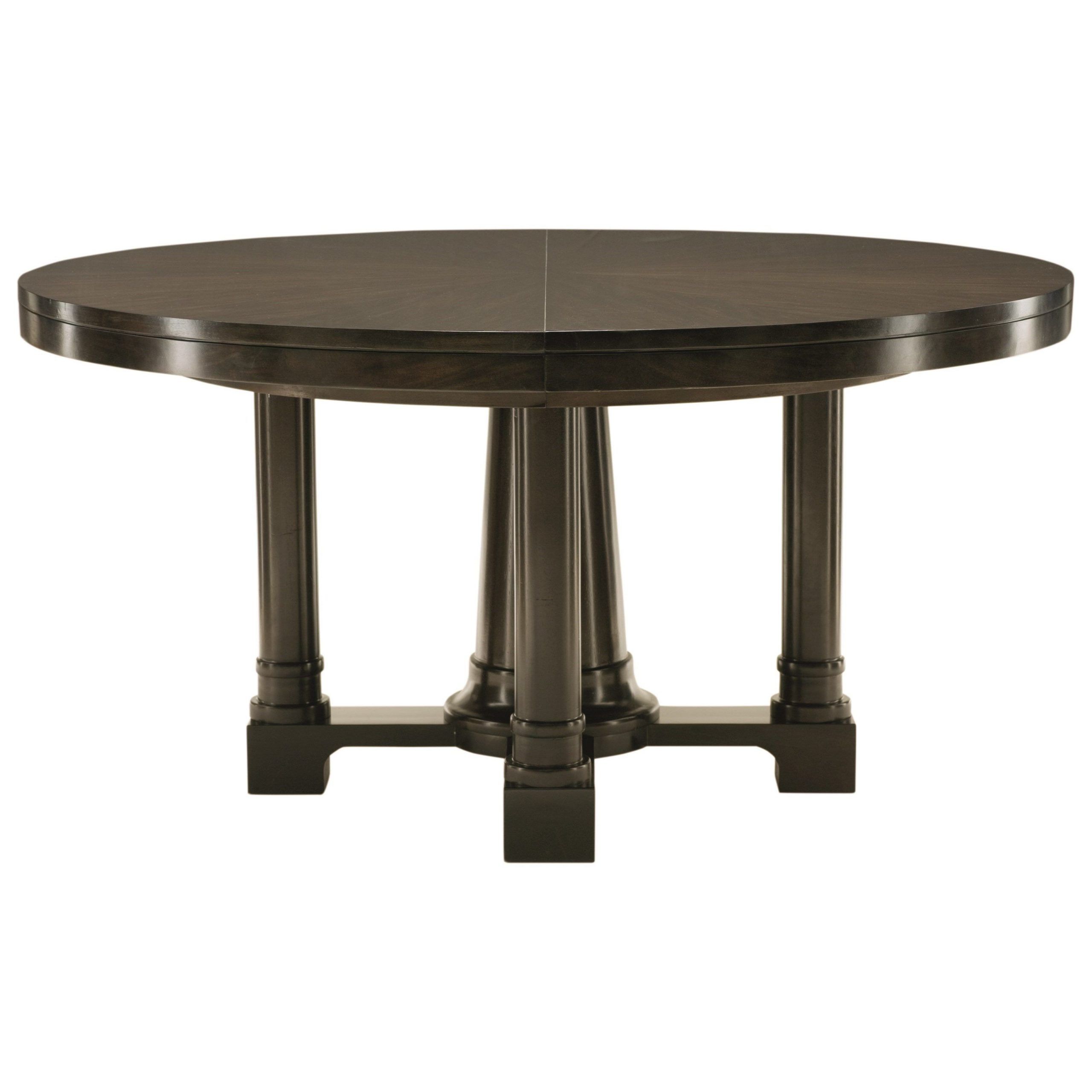 Canalou 46'' Pedestal Dining Tables With Latest Sutton House Round Pedestal Dining Tablebernhardt At (Gallery 18 of 20)