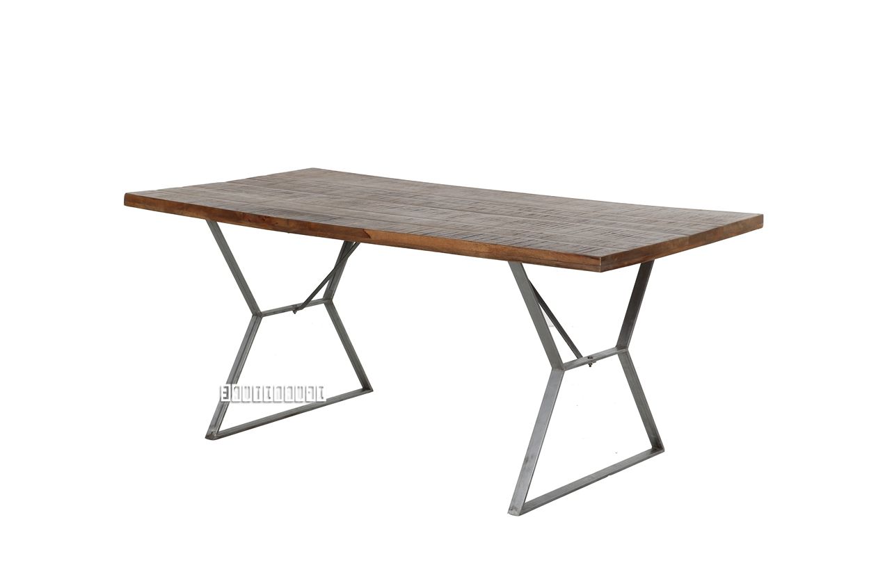 Carelton 36'' Mango Solid Wood Trestle Dining Tables Pertaining To Favorite Saigon Solid Mango 180 Dining Table (View 7 of 20)
