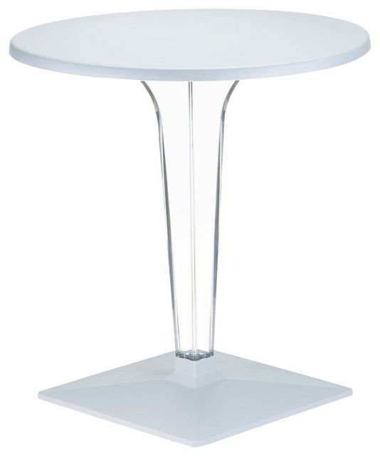 Compamia Ice Round Dining Table, 27.6" – Contemporary Intended For Popular Conerly  (View 6 of 20)
