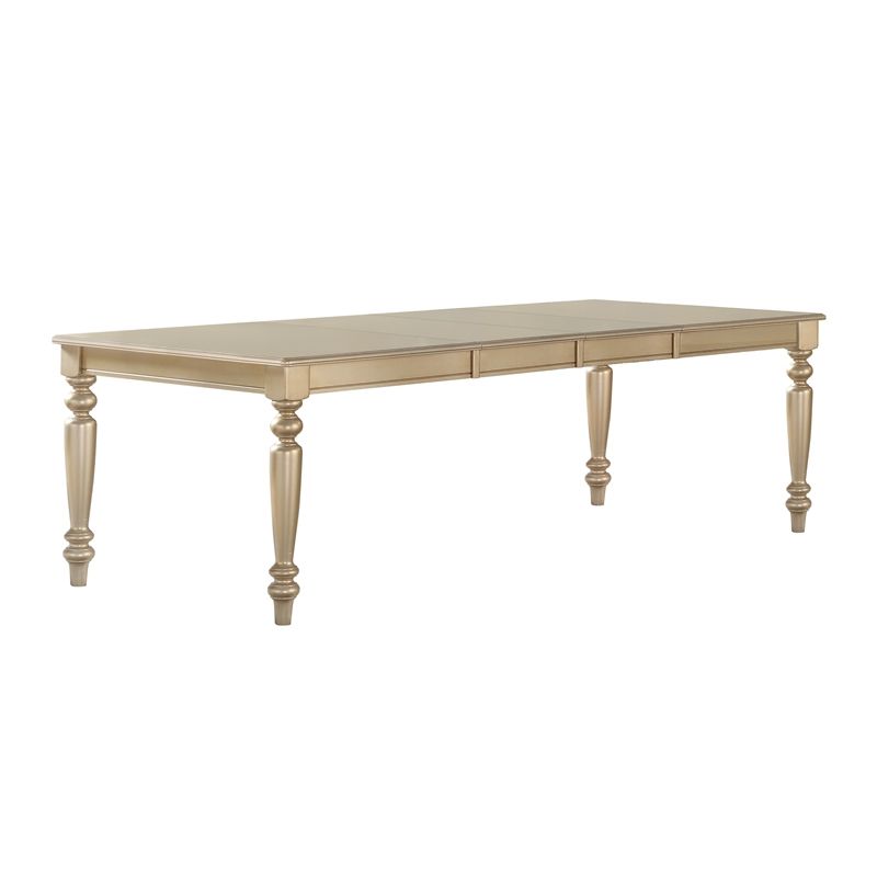 Cosmos Furniture Zora Gold Transitional Dining Table In With Regard To Favorite Balfour 39'' Dining Tables (View 9 of 20)