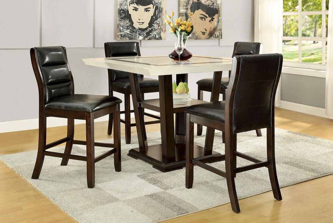 Counter Height Dining Tables Intended For Most Current Lacombe 5 Piece Pub Table Set With Counter Height Chairs (View 17 of 20)