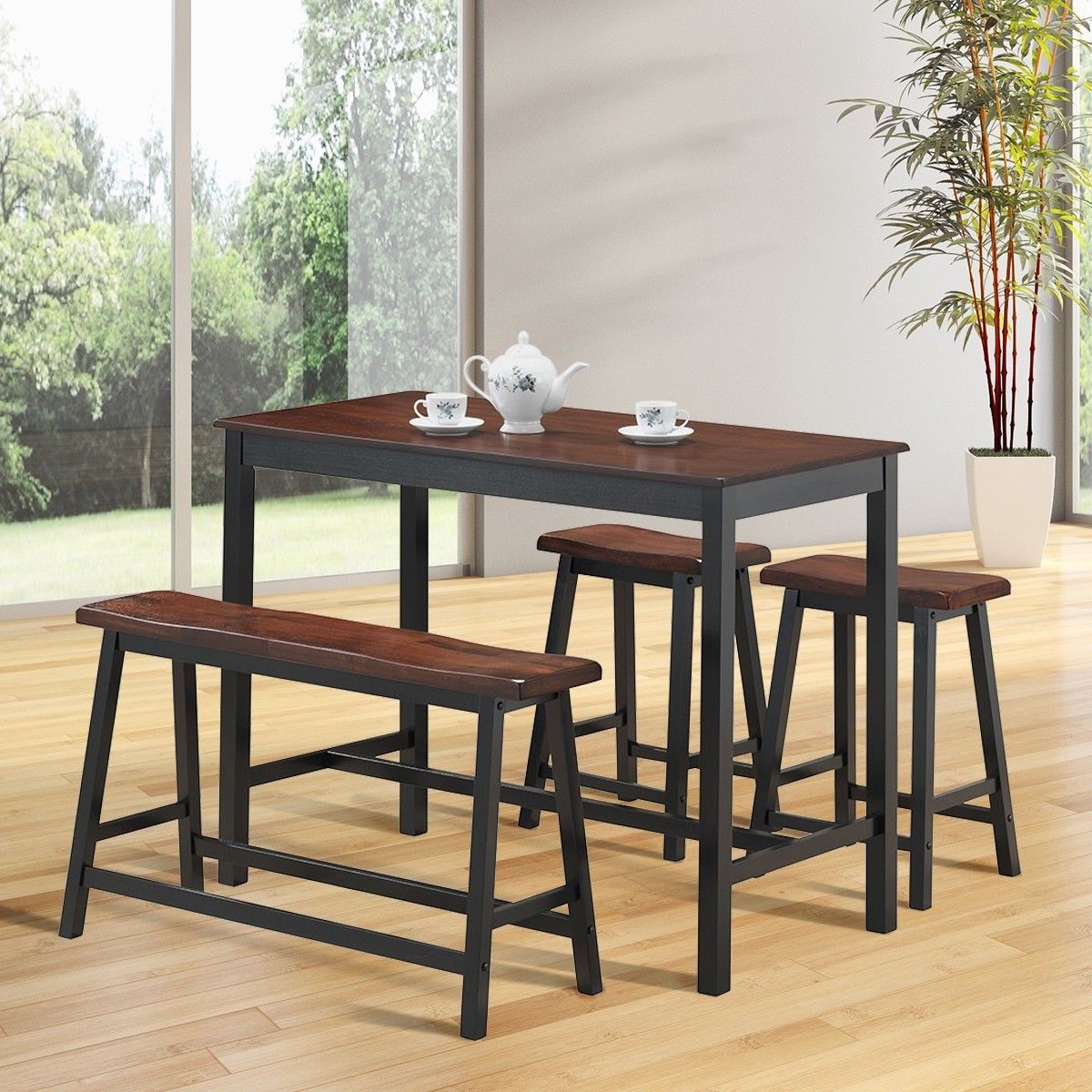Counter Pertaining To Popular Wes Counter Height Rubberwood Solid Wood Dining Tables (View 16 of 36)