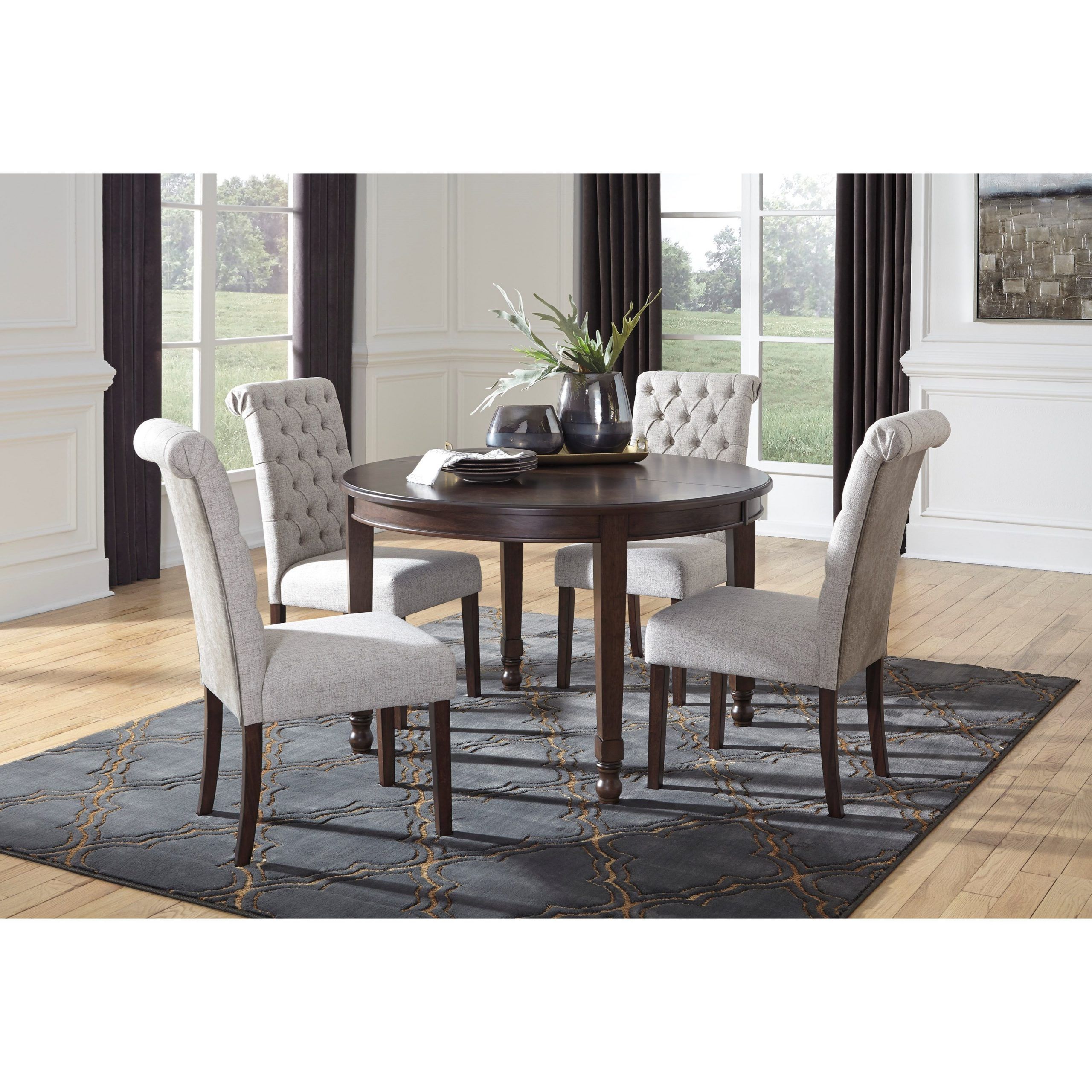 Current Adejah 35'' Dining Tables Throughout Signature Designashley Adinton D677 35 Transitional (View 3 of 20)