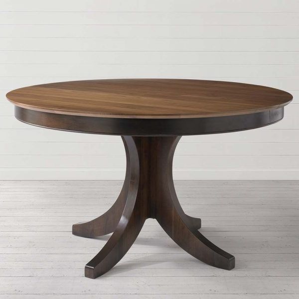 Current Serrato Pedestal Dining Tables Inside Custom Dining 54 Inch Round Pedestal Table (View 13 of 20)