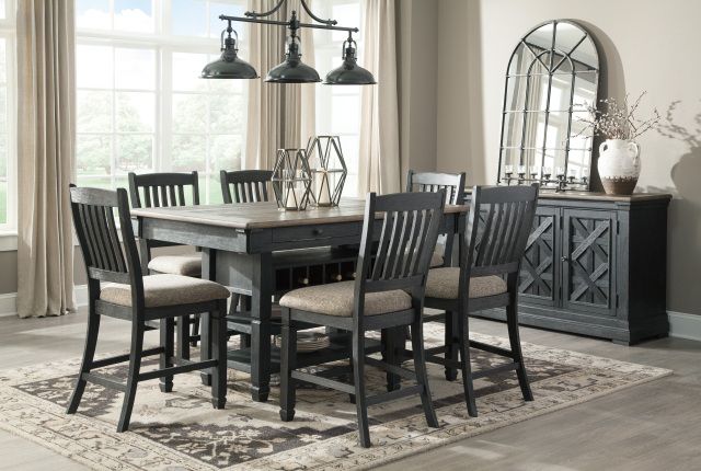 D736 32 Tyler Creek Rect Dining Room Counter Table With Regard To Trendy Cainsville 32'' Dining Tables (View 15 of 20)