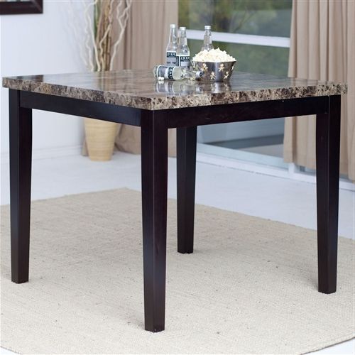 Darbonne 42'' Dining Tables Regarding Most Current Contemporary 42 X 42 Inch Counter Height Dining Table With (View 15 of 20)