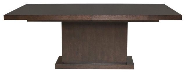 Dawna Pedestal Dining Tables In Best And Newest Vanguard's Pedestal Dining Table Is The Essence Of Warm (View 7 of 20)