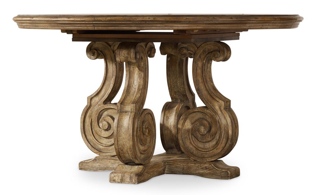Dawna Pedestal Dining Tables In Most Up To Date Hooker Furniture – Solana 54in Pedestal Dining Table W/ (View 9 of 20)