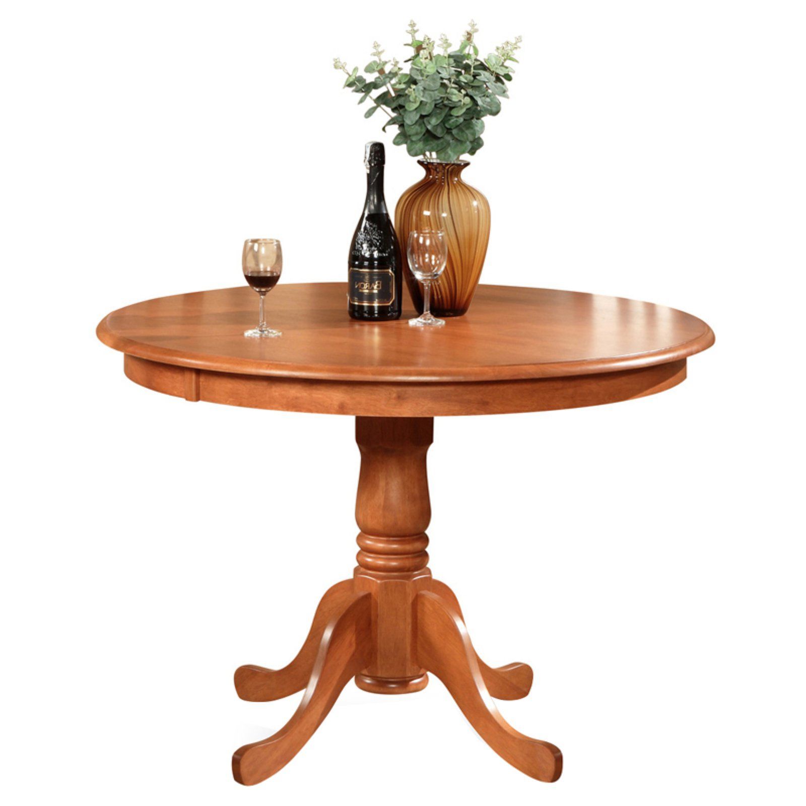 East West Furniture Hartland 42 Inch Round Pedestal Dining For Current Darbonne 42'' Dining Tables (View 2 of 20)