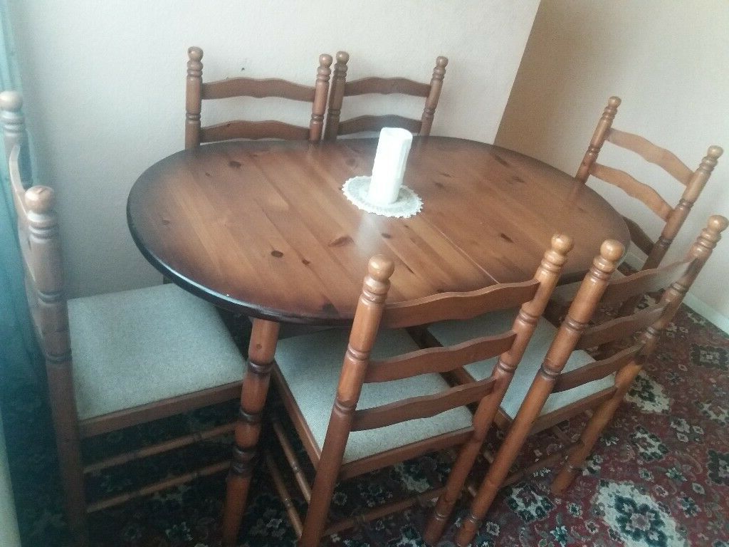 Extendible Dining Table With 6 Chairs (View 2 of 20)