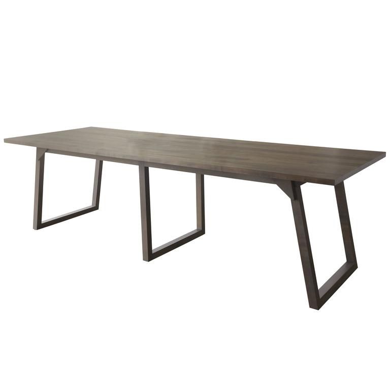 Familj Solid Wood Dining Table In Oxidized Maple For Sale For Most Popular Tylor Maple Solid Wood Dining Tables (Gallery 19 of 20)