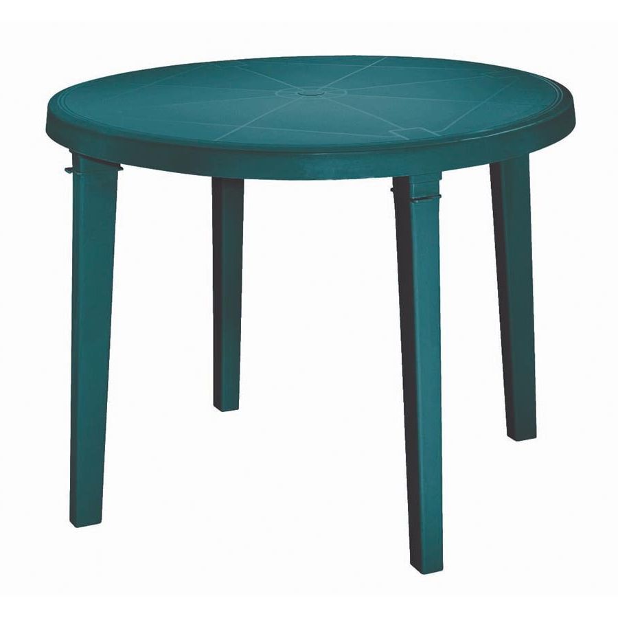 Famous Hetton 38'' Dining Tables With Regard To Adams Mfg Corp Amesbury 38 In X 38 In Resin Round Patio (View 18 of 20)