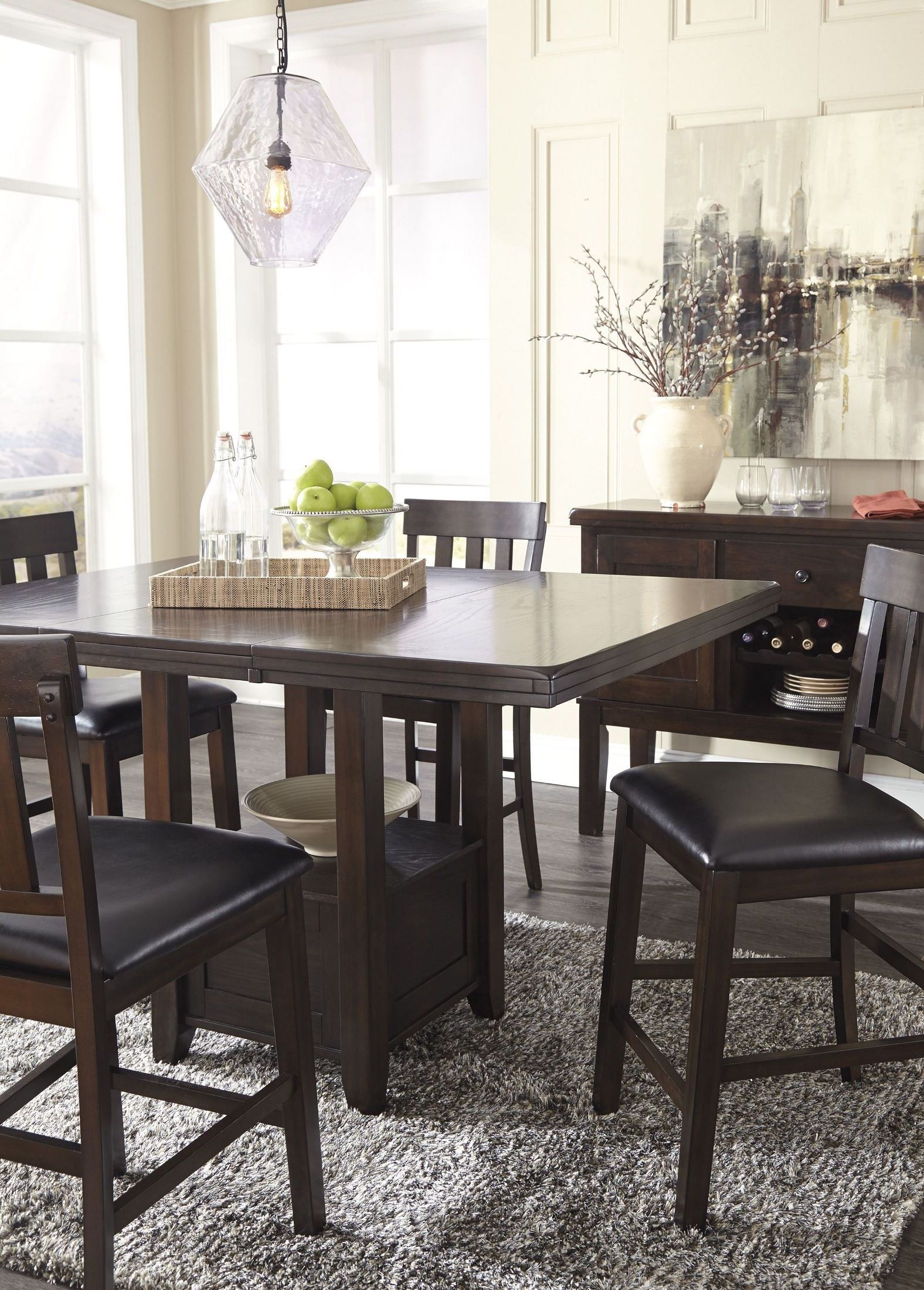 Featured Photo of 20 Best Collection of Counter Height Extendable Dining Tables