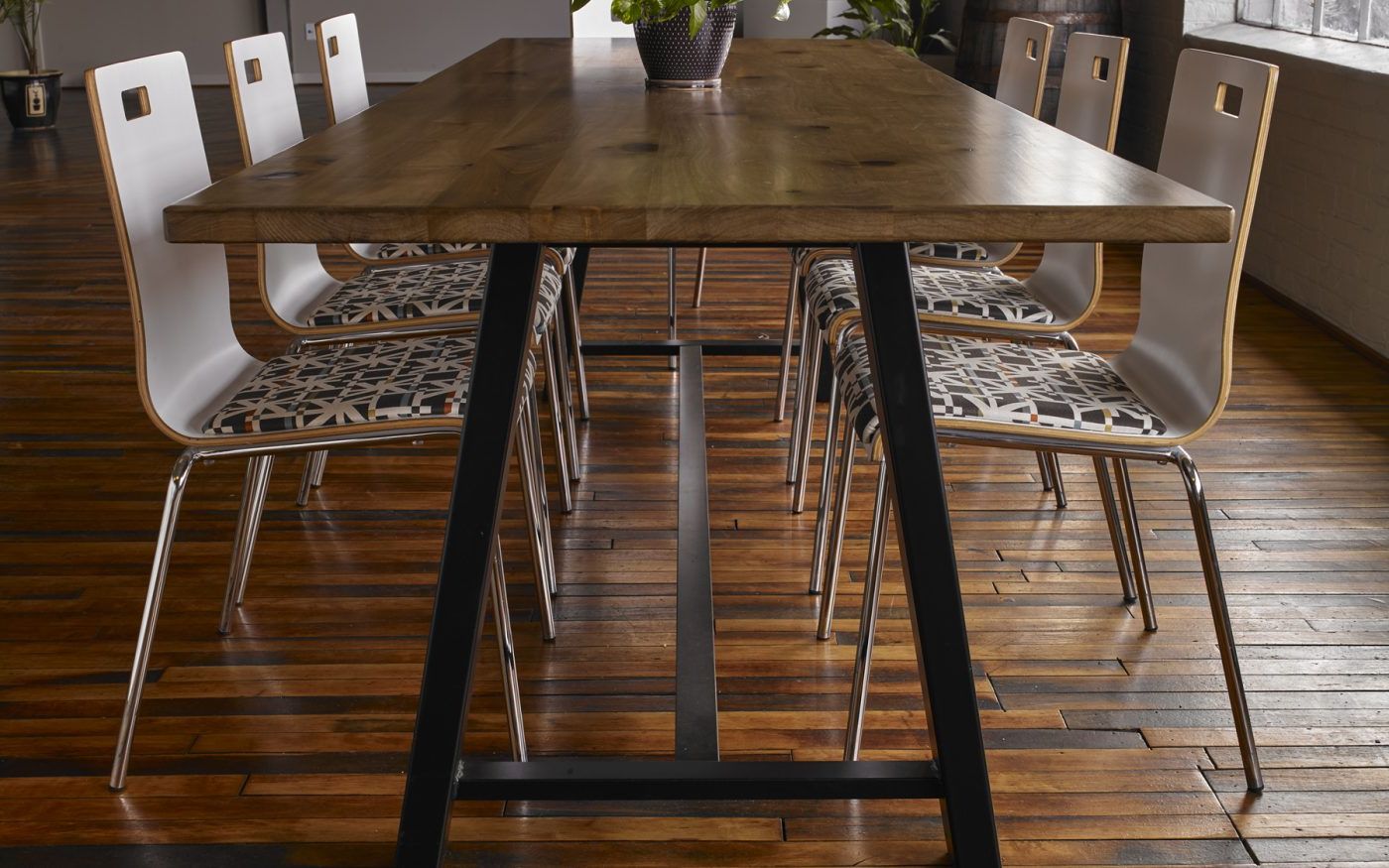 Favorite Midtown Table Bases – Industrial Vintage And Rustic Table In Midtown Solid Wood Breakroom Tables (View 16 of 20)