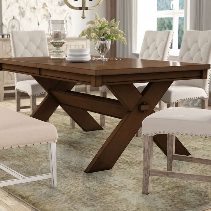 Favorite Review ﻿isabell Acacia Butterfly Leaf Extendable Solid Regarding Katarina Extendable Rubberwood Solid Wood Dining Tables (Gallery 19 of 20)