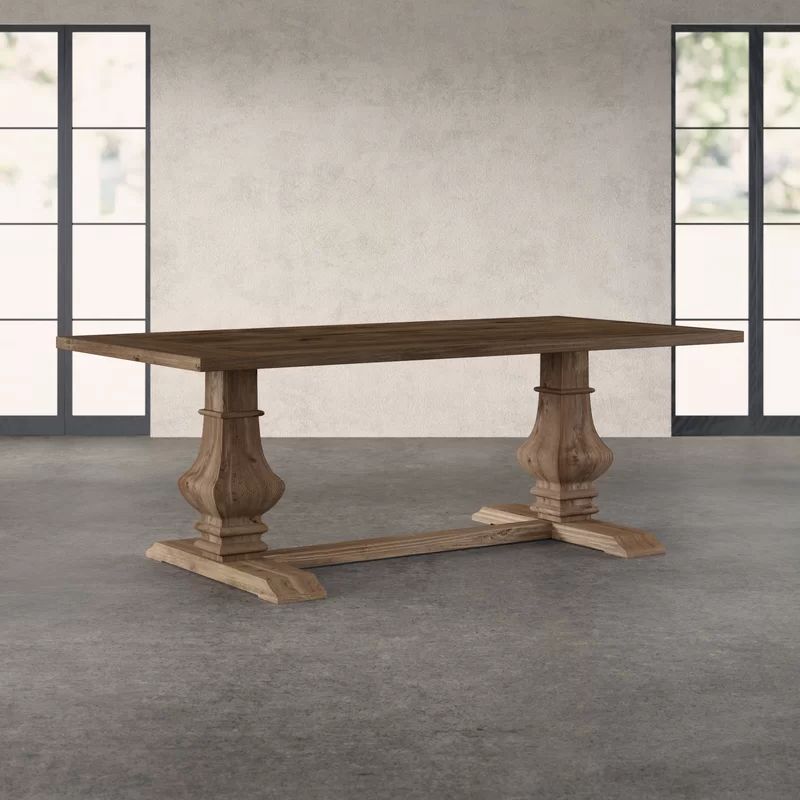 Febe Pine Solid Wood Dining Tables Throughout 2020 Tekamah Pine Solid Wood Dining Table In 2020 (with Images (View 18 of 20)