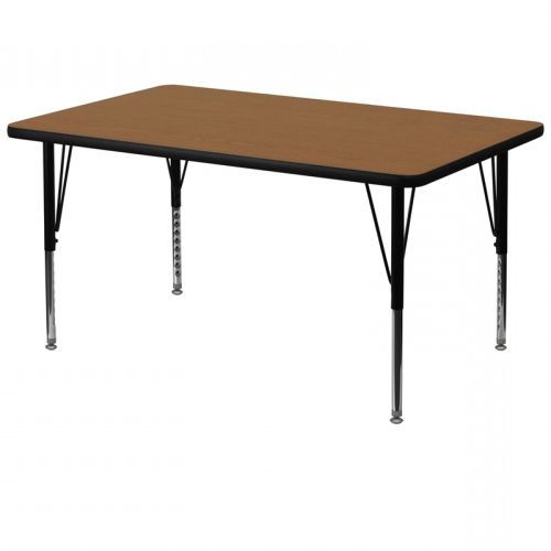 Flash Furniture 36''w X 72''l Rectangular Activity Table In Famous 72" L Breakroom Tables And Chair Set (View 1 of 20)