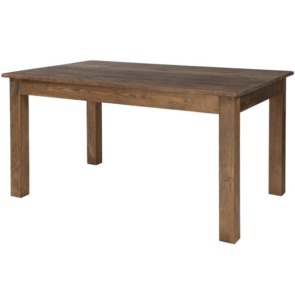 Flash Furniture Xa F 60x38 Gg Hercules 38" X 60" Antique Within Well Known Midtown Solid Wood Breakroom Tables (View 1 of 20)