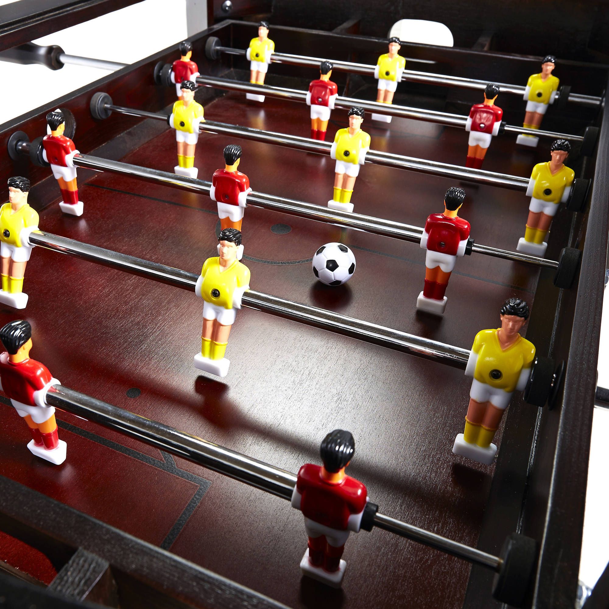 Foosball Coffee Table – 42 Inch Wooden Indoor Arcade Rec Regarding Widely Used 3 Games Convertible 80 Inches Multi Game Tables (View 3 of 20)