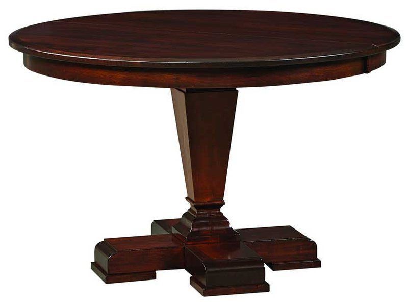 Fulton Pedestal Dining Table – Brandenberry Amish Furniture With Regard To Most Popular Pedestal Dining Tables (View 13 of 20)