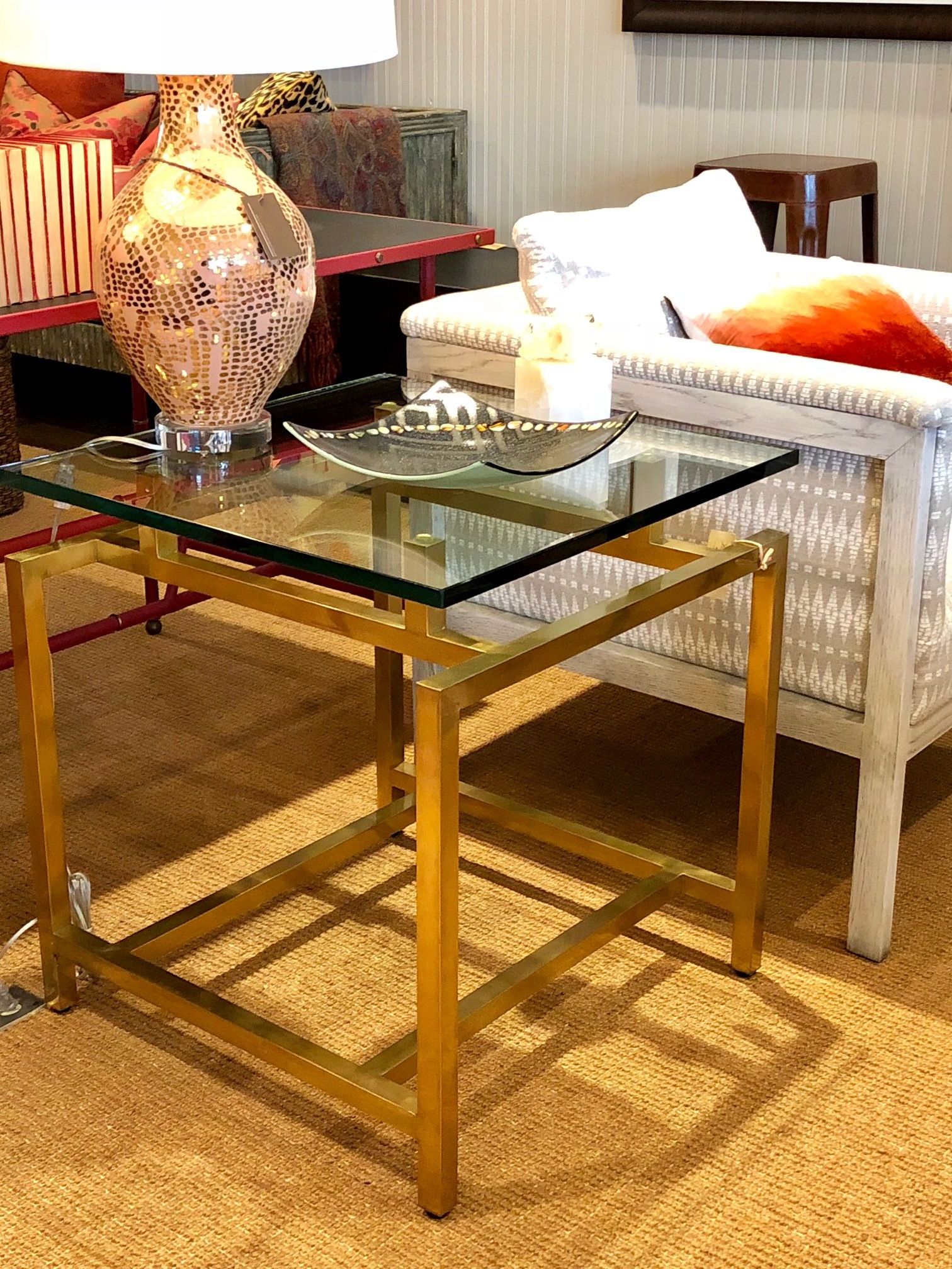 Glass Side Tables Pertaining To Rishaan Dining Tables (Gallery 19 of 20)