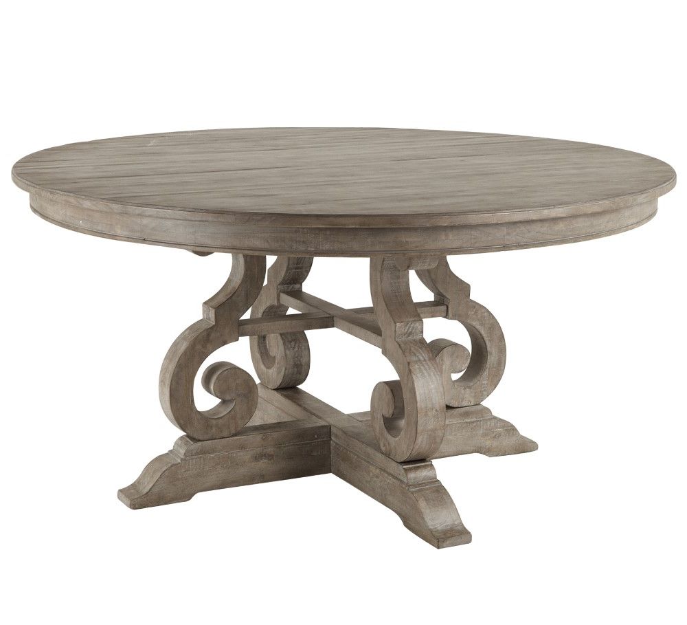 Grimaldo 23.6'' Iron Dining Tables Inside 2019 Magnussen – Tinley Park 60" Round Dining Table – D4646 23 (Gallery 17 of 20)