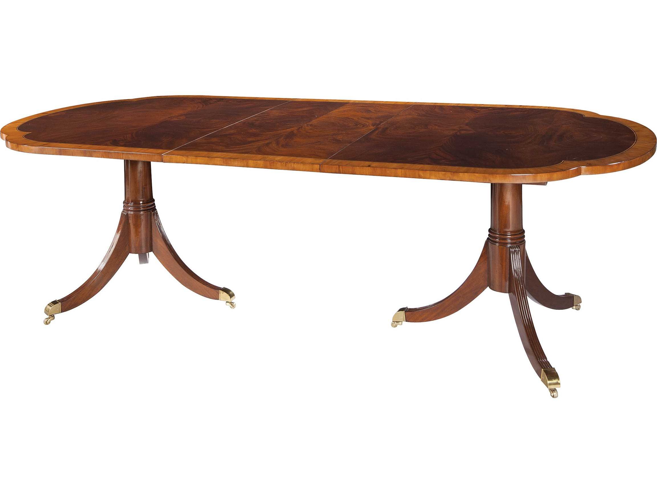 Hekman Copley Place Double Pedestal 76'' X 46'' Oval Inside Well Liked Nazan 46'' Dining Tables (View 3 of 20)