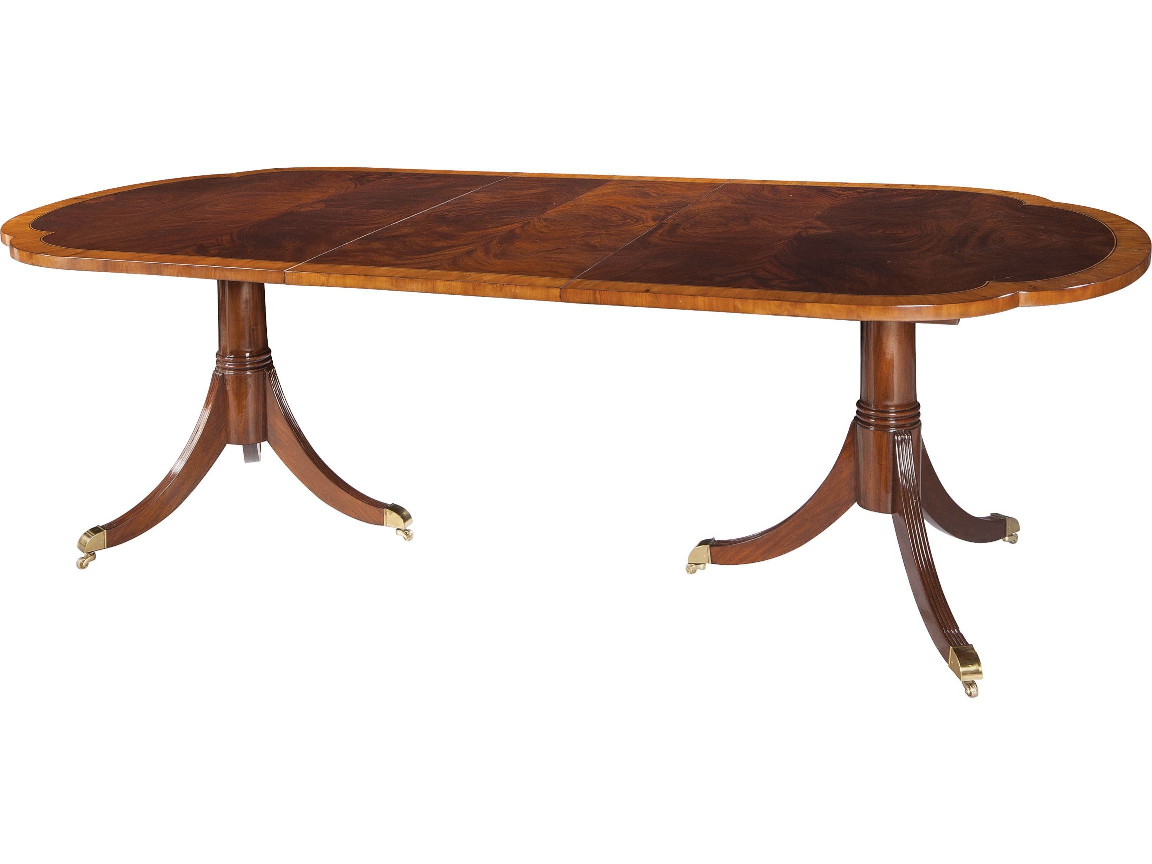 Hekman Copley Place Double Pedestal 76'' X 46'' Oval Throughout 2019 Canalou 46'' Pedestal Dining Tables (Gallery 1 of 20)