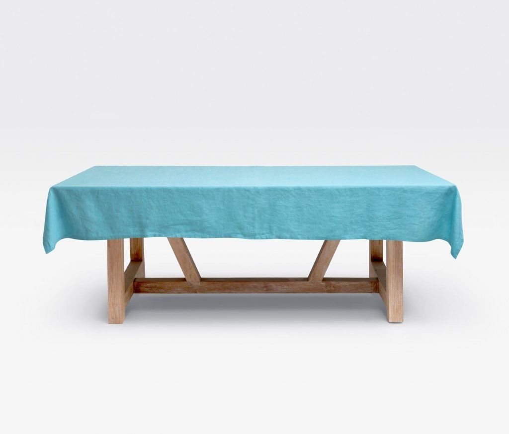 Johanna Blue 112"l X 70"w Rectangular Tablecloth – Harbour Within Most Current Murphey Rectangle 112" L X 40" W Tables (View 6 of 20)