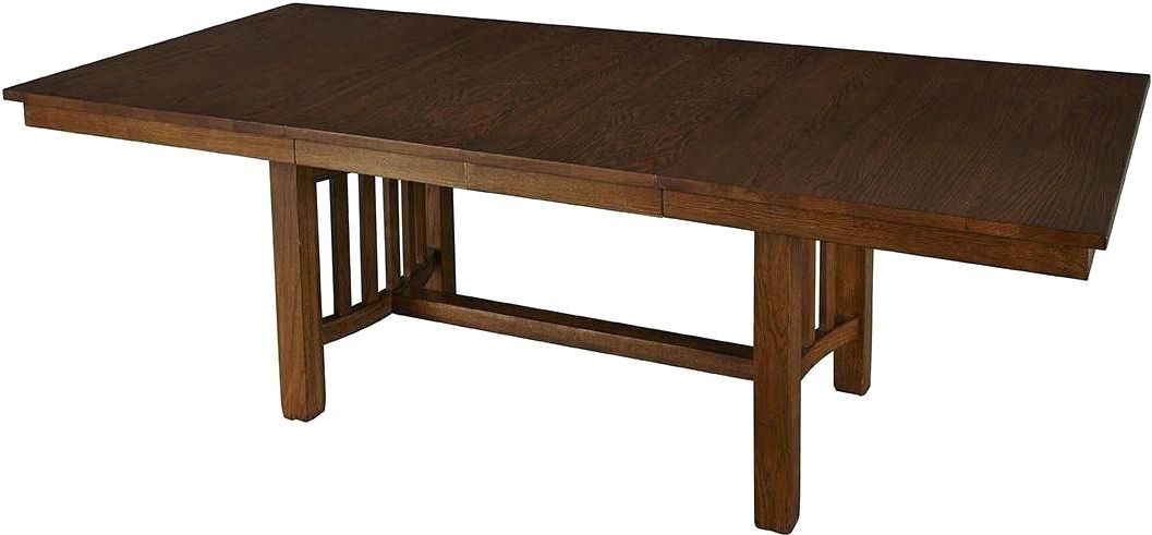 Kara Trestle Dining Tables With 2019 Extendable Trestle Table Mission Oak Rectangular Dining (View 1 of 20)