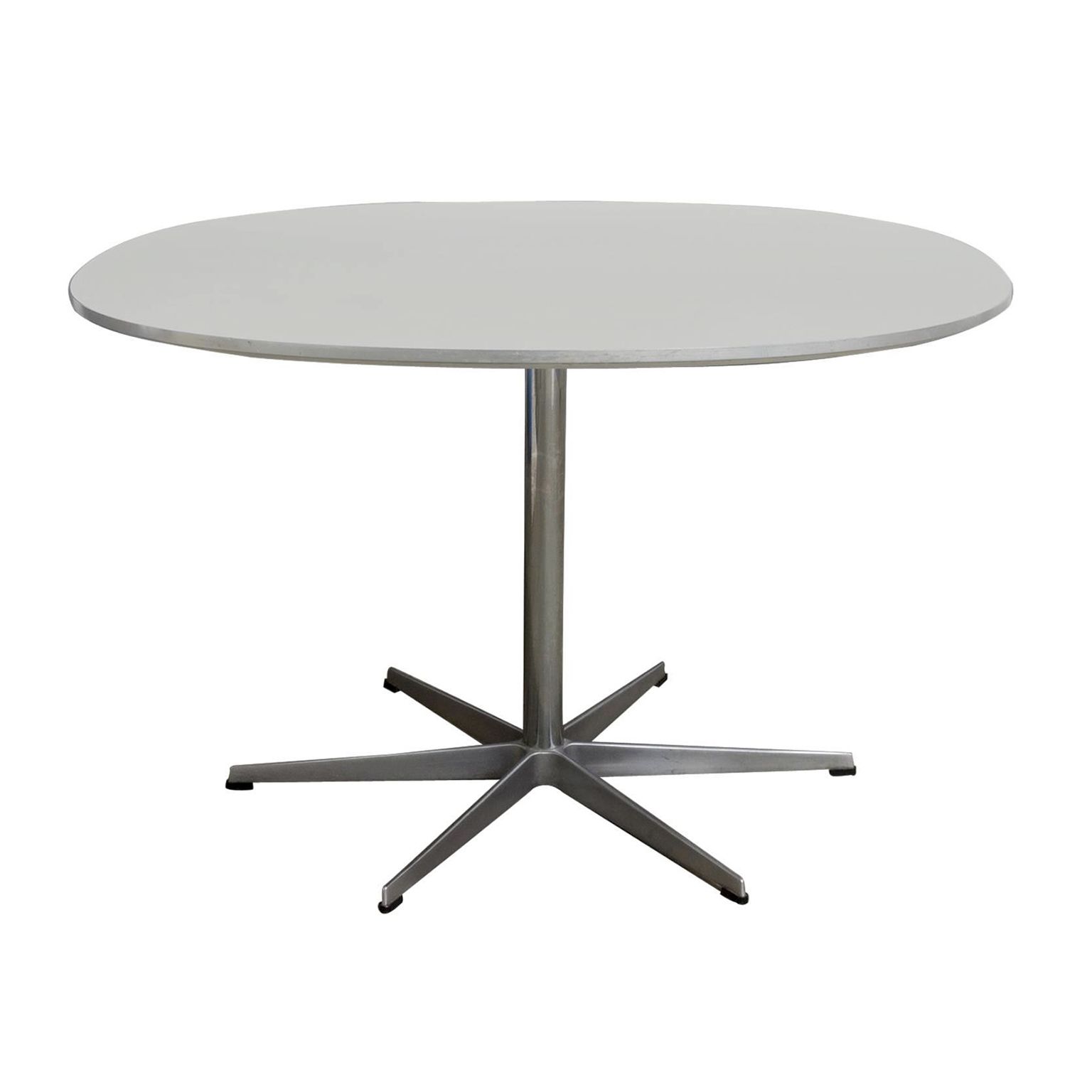 Kohut 47'' Pedestal Dining Tables Throughout Latest 1968 Arne Jacobsen Piet Hein Dining Table Circular Series (View 9 of 20)