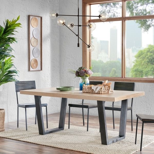 Latest Nalan 38'' Dining Tables Intended For Shop Ink+ivy Arcata Natural Dining Table – 72"w X 38"d X (View 11 of 20)