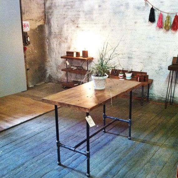 Latest Reclaimed Wood Space Saver Table Or Desk With Regard To Mcloughlin Dining Tables (View 16 of 20)