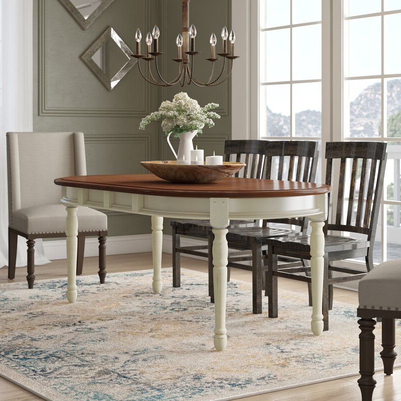 Laurel Foundry Modern Farmhouse Shelburne Extendable Solid With Regard To Most Recently Released Bradly Extendable Solid Wood Dining Tables (View 8 of 20)