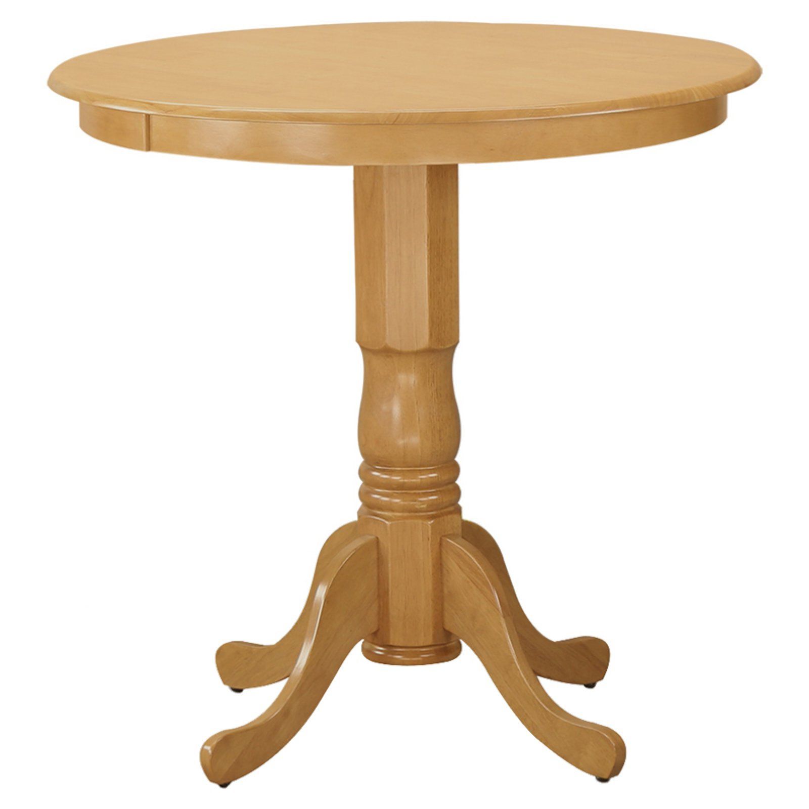 Liesel Bar Height Pedestal Dining Tables Throughout Famous East West Furniture Jackson Pedestal 36 Inch Round Counter (View 8 of 20)