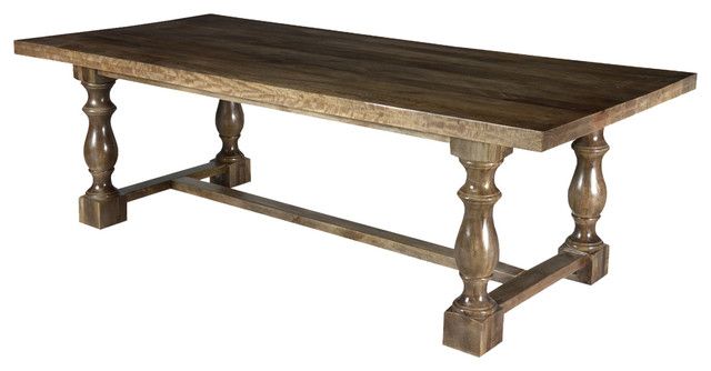 Mccrimmon 36'' Mango Solid Wood Dining Tables For Most Up To Date Italian Style Solid Mango Wood Dining Table – Traditional (View 7 of 20)