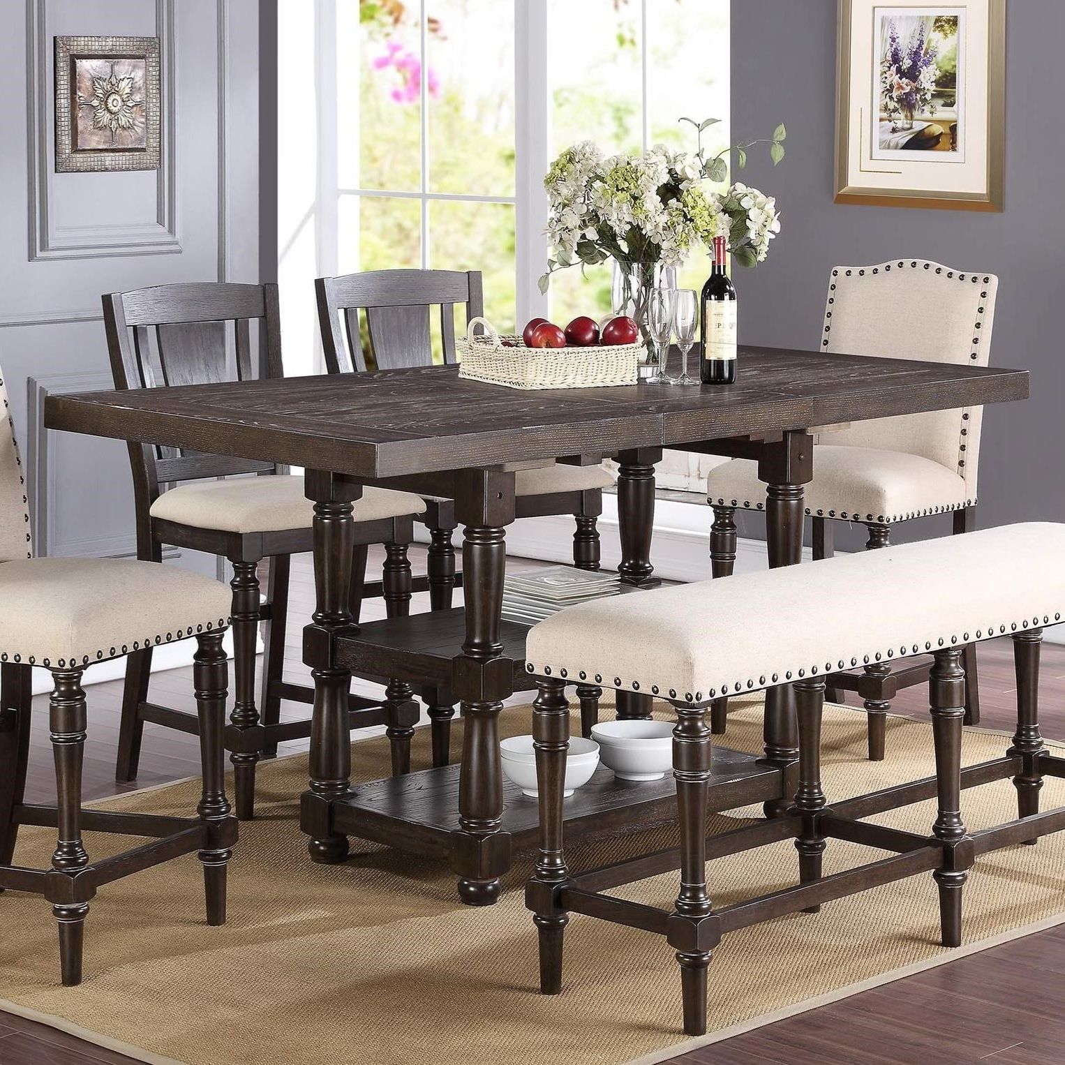 Mciver Counter Height Dining Tables Pertaining To Well Known Winners Only Xcalibur Dxt13678x Counter Height Tall Table (View 3 of 20)