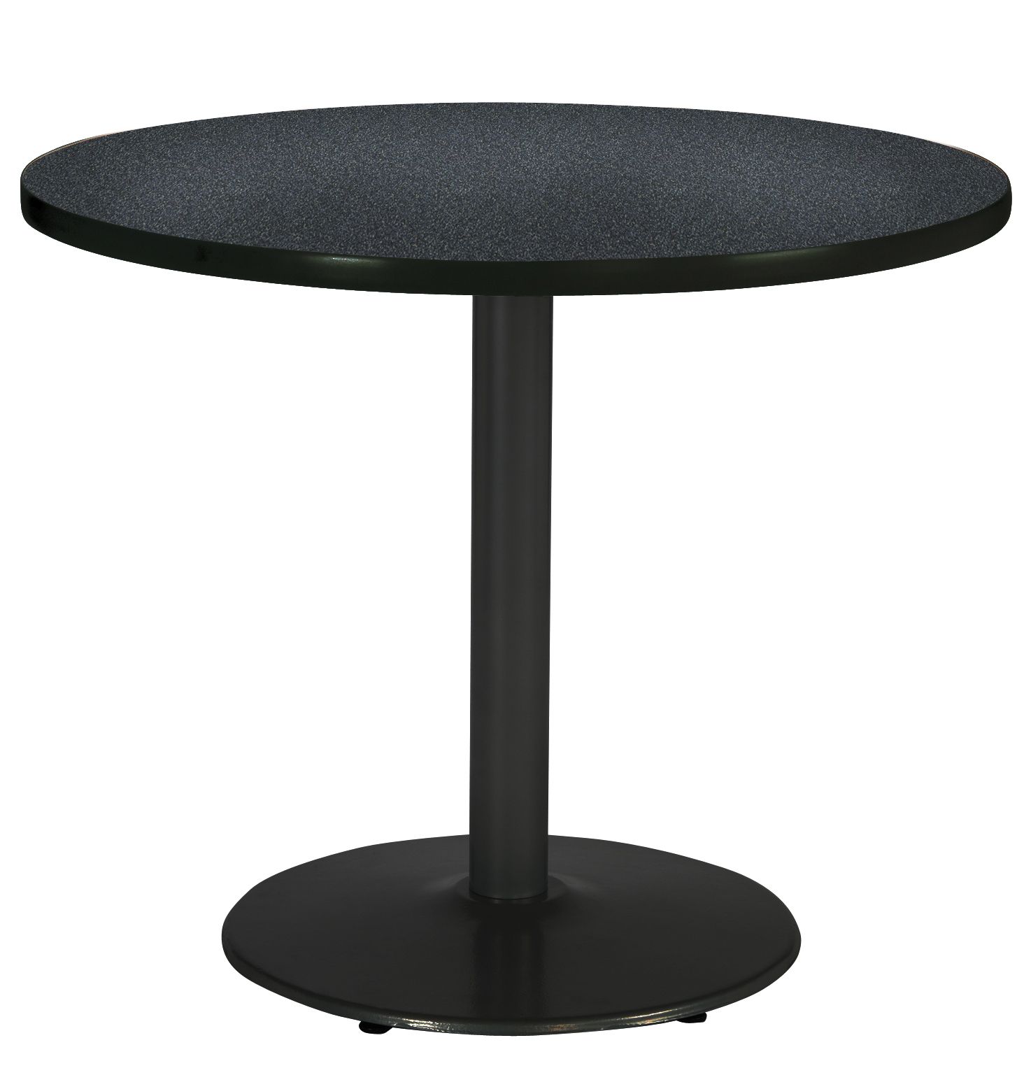Mode Round Breakroom Tables Within Current Kfi Studios Mode 2.5' X Round' Dining Table, Graphite (Gallery 19 of 20)