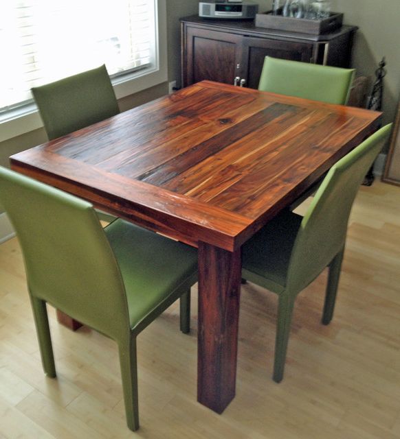 Montauk 36'' Dining Tables With Current Teak Dining Table, 36" X 48", 2" Thick – Modern – Dining (View 16 of 20)