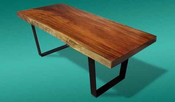 Most Current Folcroft Acacia Solid Wood Dining Tables With Live Edge Dining Table Acacia Wood Live Edge Reclaimed Solid (View 3 of 20)