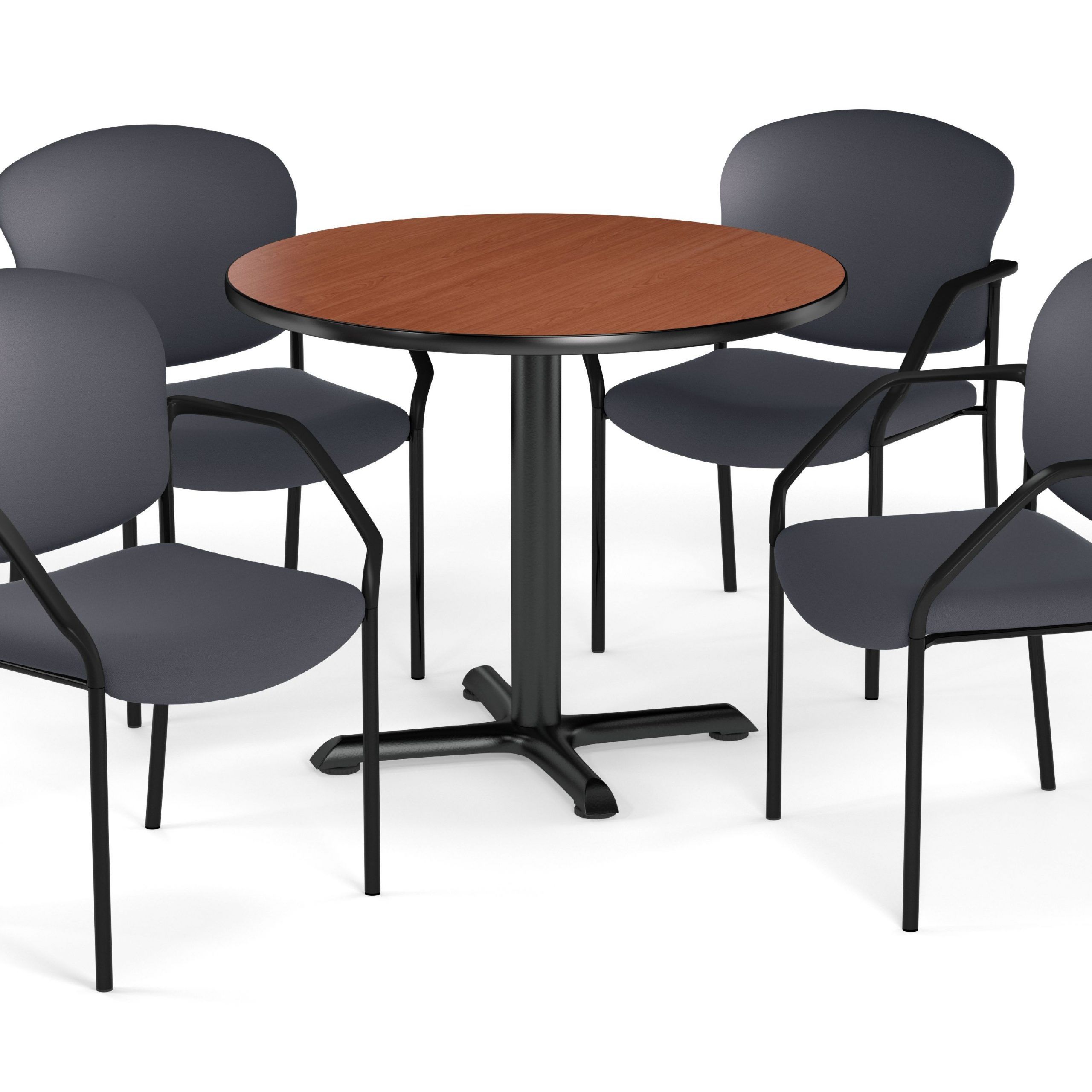 Most Current Mode Round Breakroom Tables In Ofm Multi Use Break Room Package, 42" Round Table With (View 13 of 20)