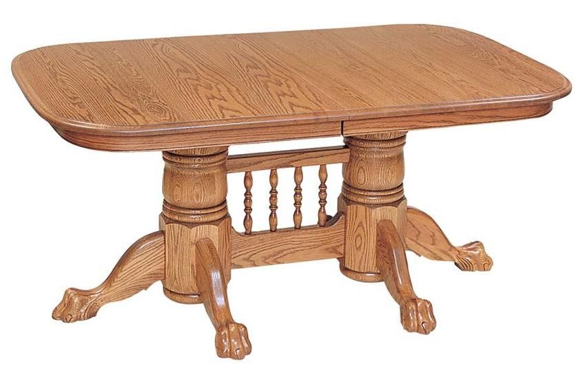 Most Current Newport Double Pedestal Dining Tablekeystone With Regard To Dawna Pedestal Dining Tables (View 12 of 20)
