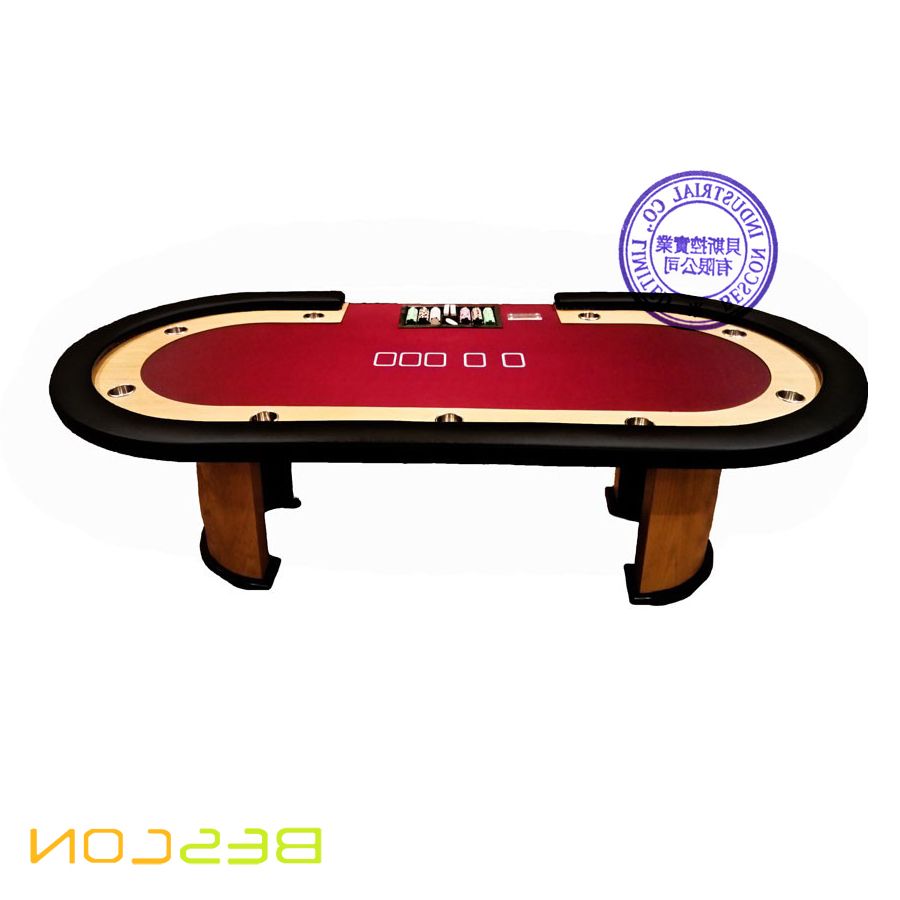 Most Popular 48" 6 – Player Poker Tables Pertaining To Texas Holdem Poker Table With Dealer Position For 9 Player (Gallery 9 of 20)